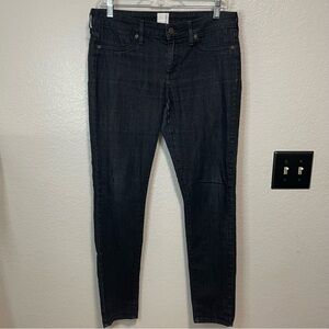 Rich & Skinny Black Denim Skinny Jeans Low Rise Size 28